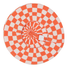TIPY TIPY TAP CHECKS WINTER BERET - ORANGE
