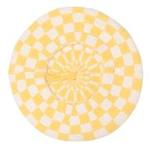 TIPY TIPY TAP CHECKS WINTER BERET - YELLOW