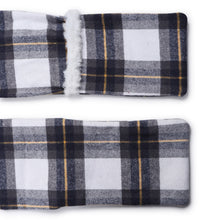 TIPY TIPY TAP CHECK PRINT MUFLER WITH POCKETS - BLUE
