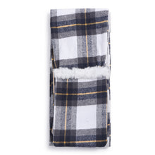 TIPY TIPY TAP CHECK PRINT MUFLER WITH POCKETS - BLUE