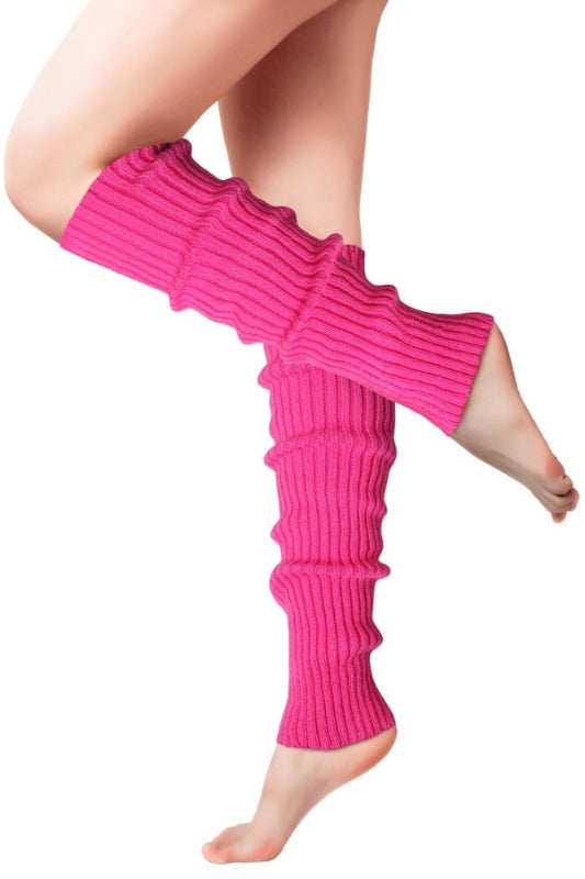 TIPY TIPY TAP WOOLEN LEGWARMER - NEON PINK