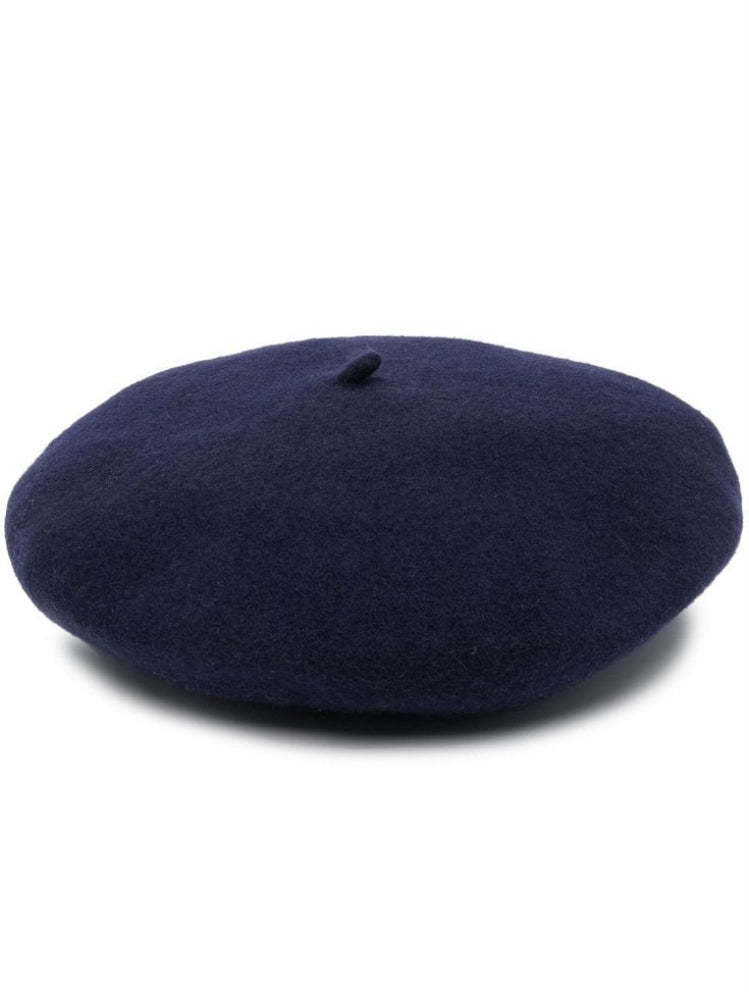 TIPY TIPY TAP WINTER BERET HAT - NAVY BLUE
