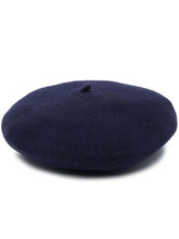 TIPY TIPY TAP WINTER BERET HAT - NAVY BLUE